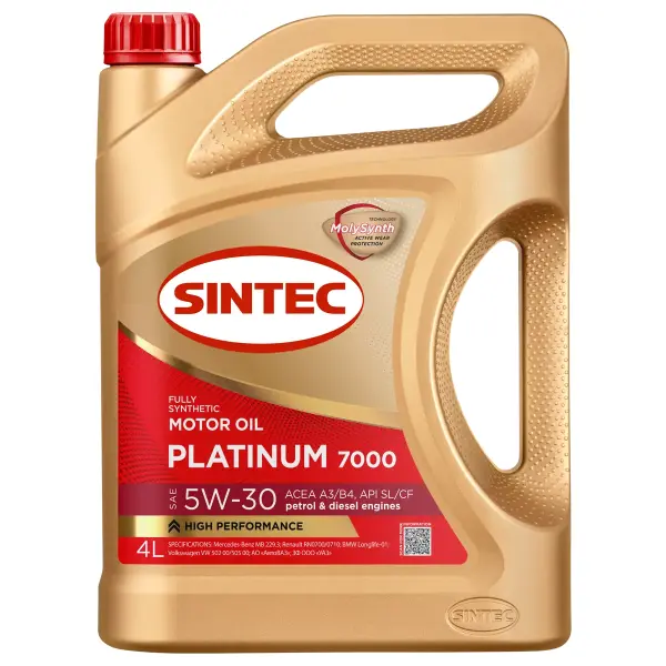 Sintec Platinum 7000 5W-30 A3/B4 4L