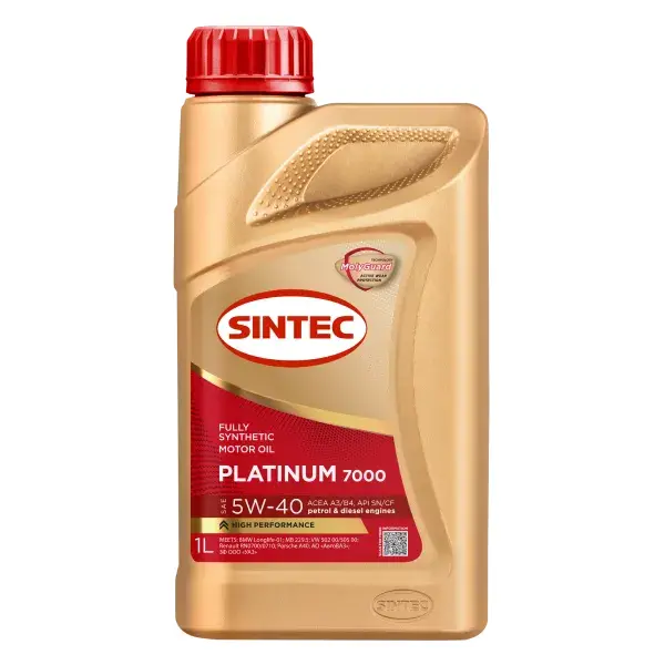 Sintec Platinum 7000 5W-40 A3/B4 1L